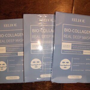 EELHOE Bio-Collagen Face Mask Hydrating Pore Minimizing Firming Lot (3)